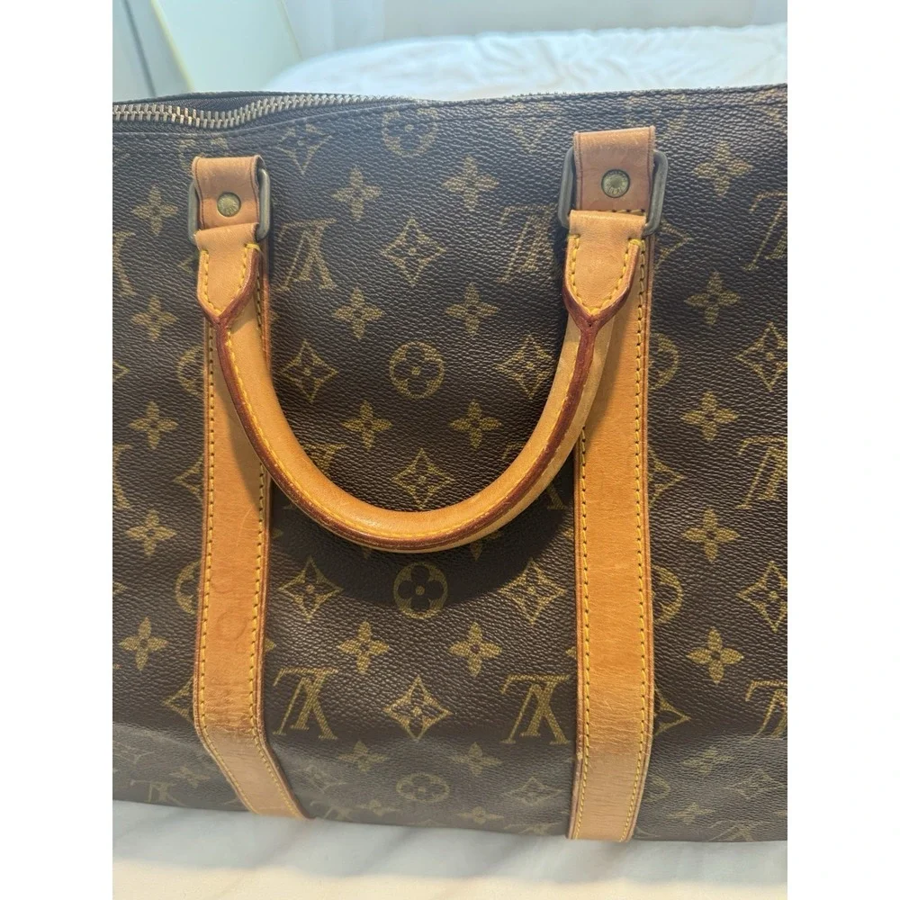 Louis Vuitton Keepall 50 Monogram Canvas Duffel Bag
